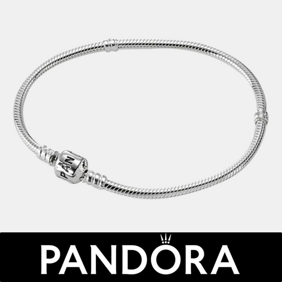 Pandora Jewelry - Pandora Sterling Silver Chain Link Clasp Bracelets